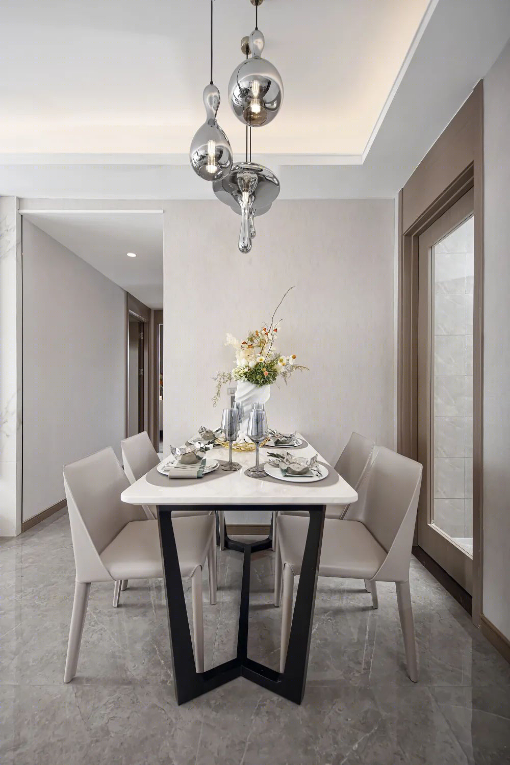 佛山铂悦都会样板间丨中国佛山丨树美国内设计中心-47