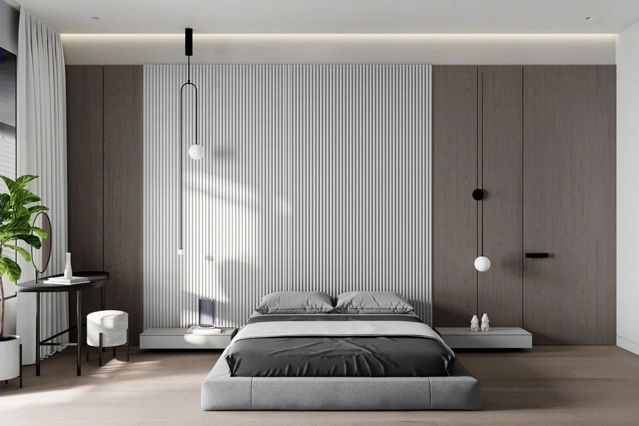 Quadro Room丨公寓丨最纯粹的简约灰设计！-48