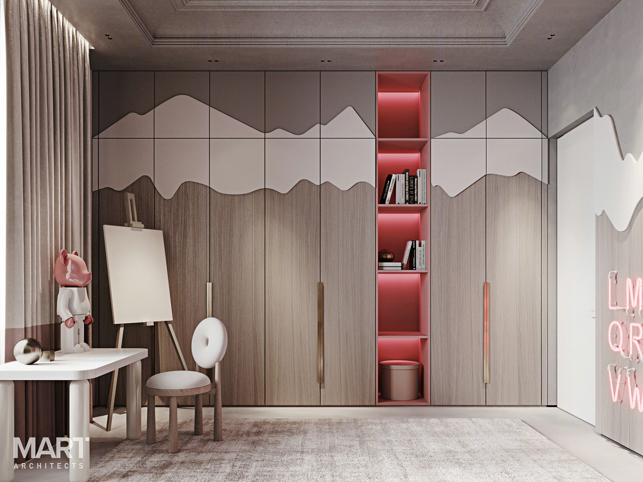 俄罗斯109㎡住宅设计 超独特的设计感-14