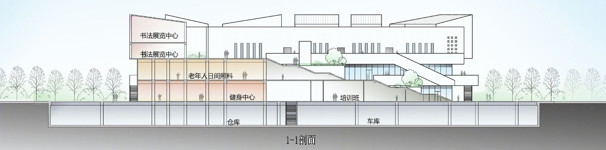 上海南翔邻里中心——空中村落社区中心-8