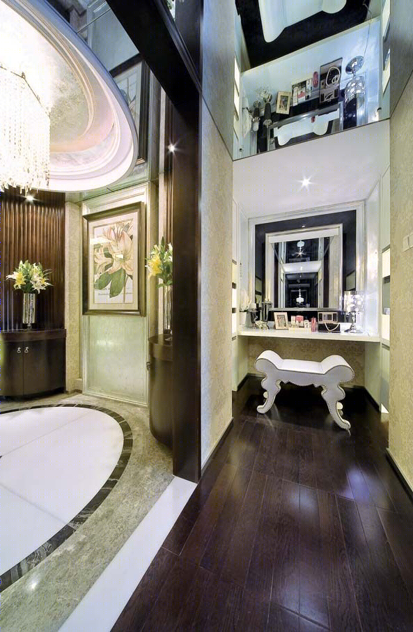 佛山万科兰乔圣菲别墅 后现代风格设计典范-7