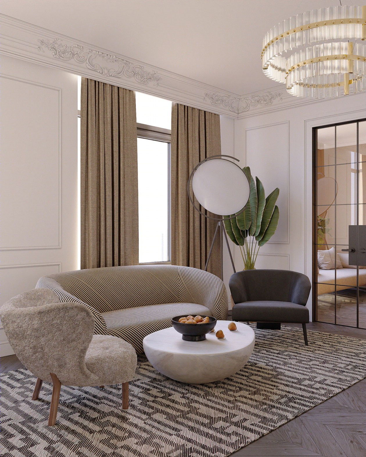 120㎡乌克兰基辅多彩空间设计-6