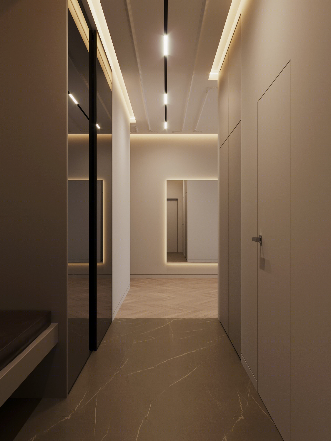 中性色系公寓设计 柔软而坚定的生活节奏！-0