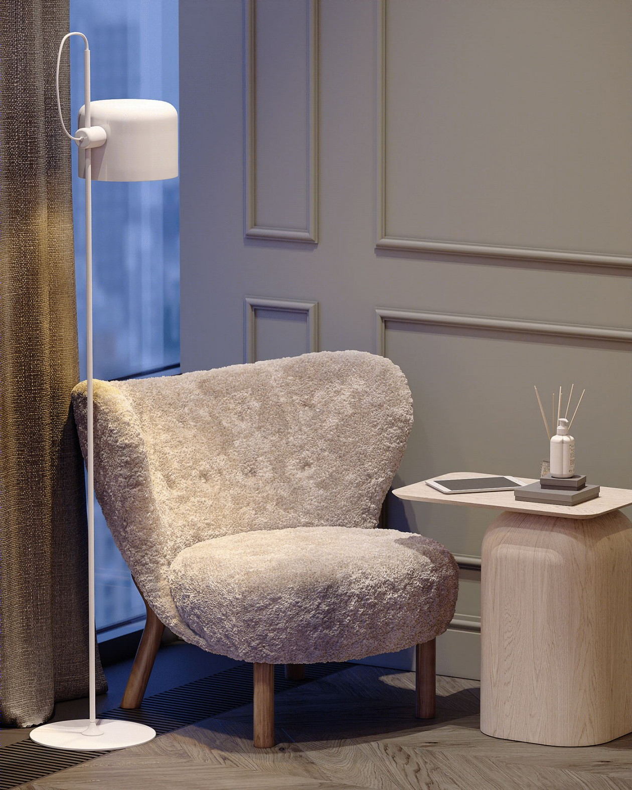 120㎡乌克兰基辅多彩空间设计-8