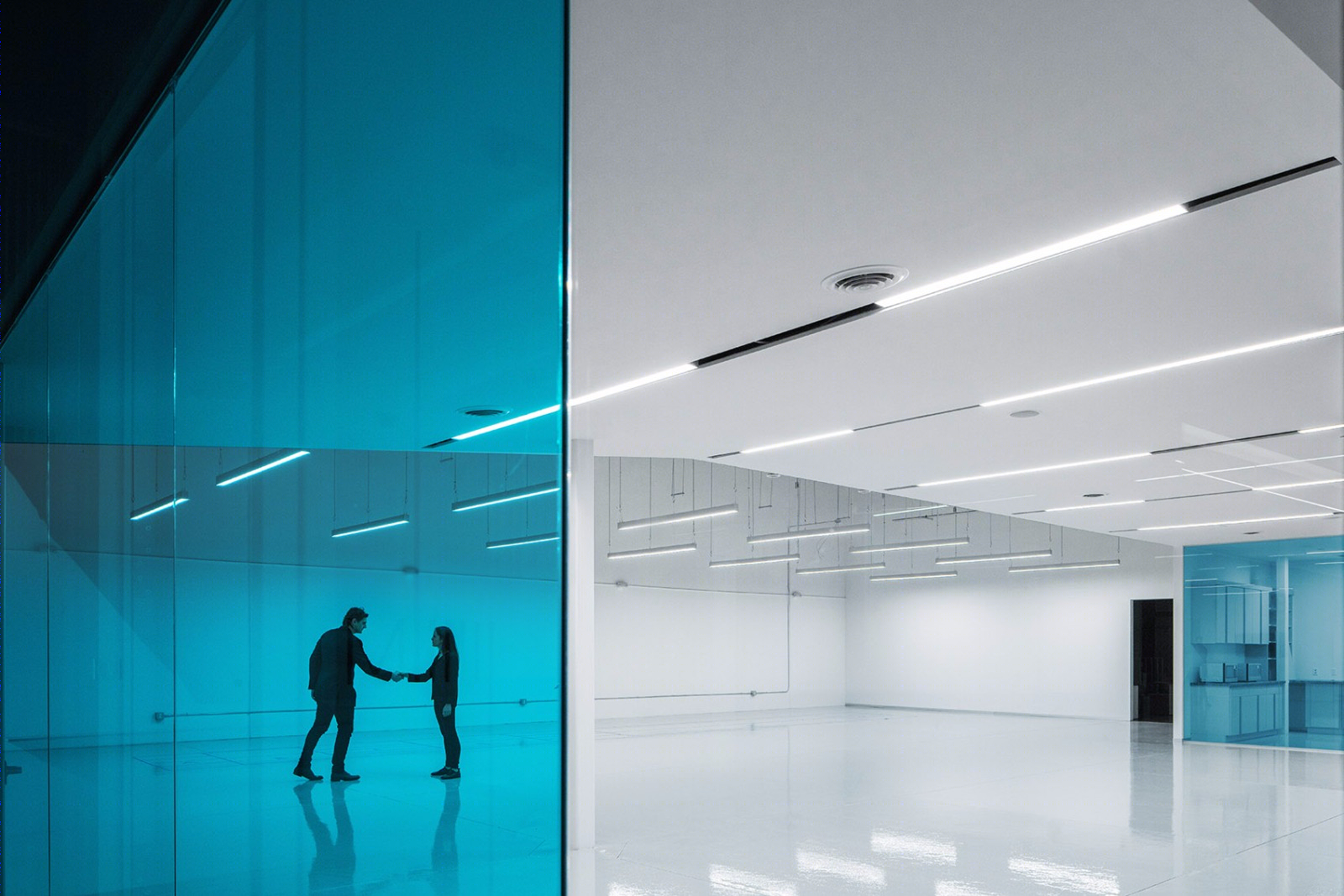 Adura LED 公司高科技工厂空间设计，灵活布局与 LED 照明结合-3