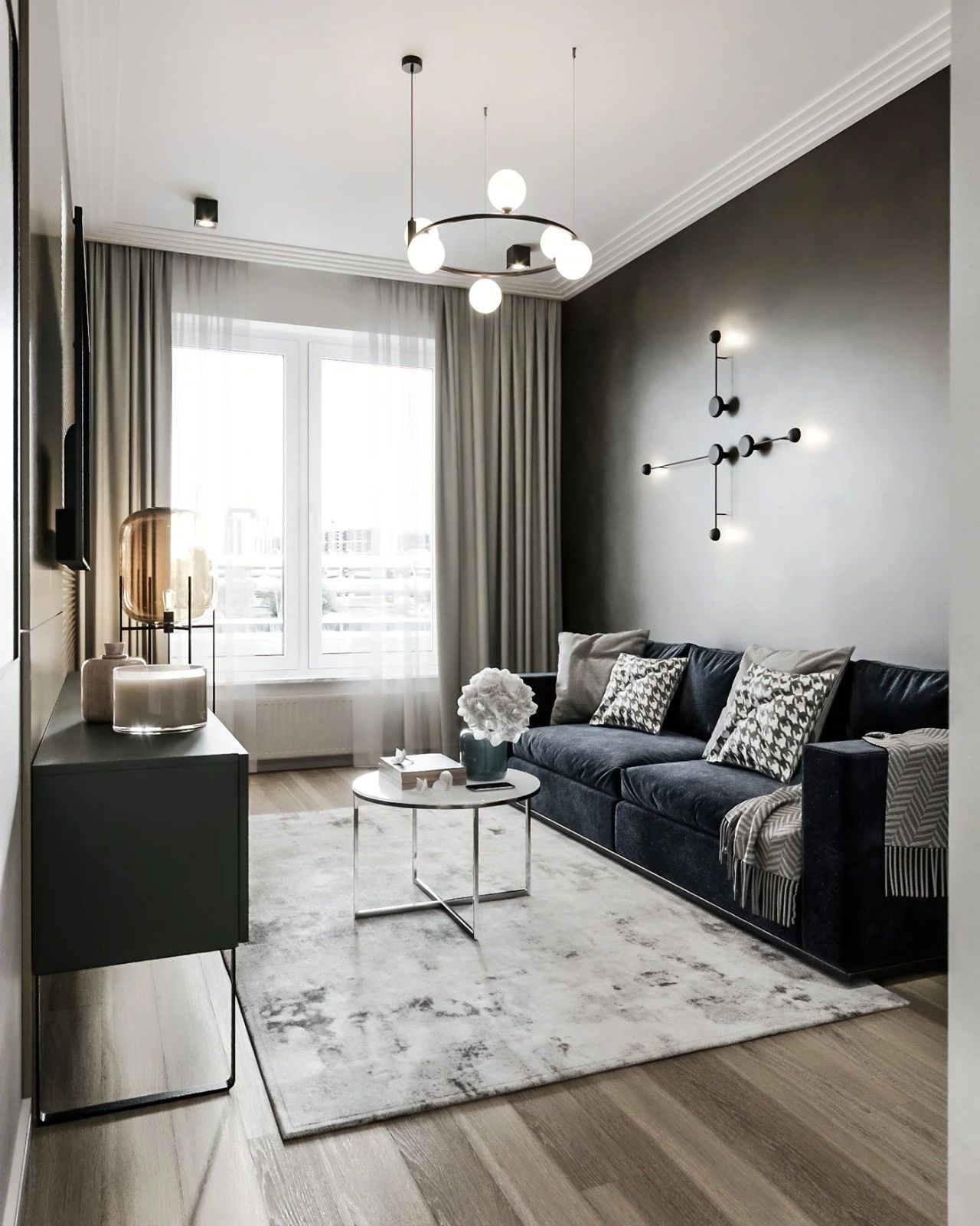 Igor Glushan 打造 104㎡轻奢美宅，温暖原木色调营造惬意空间-39