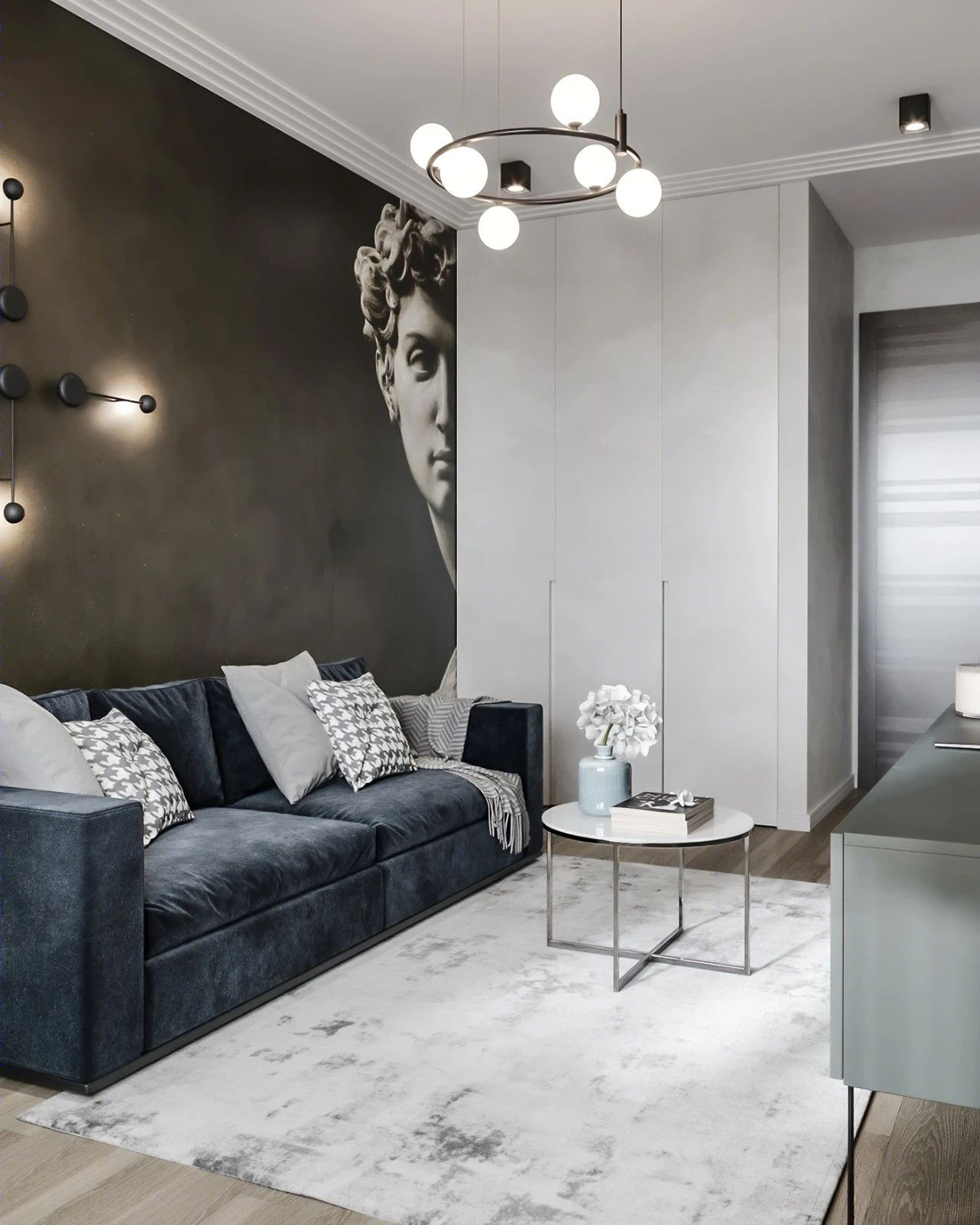 Igor Glushan 打造 104㎡轻奢美宅，温暖原木色调营造惬意空间-40