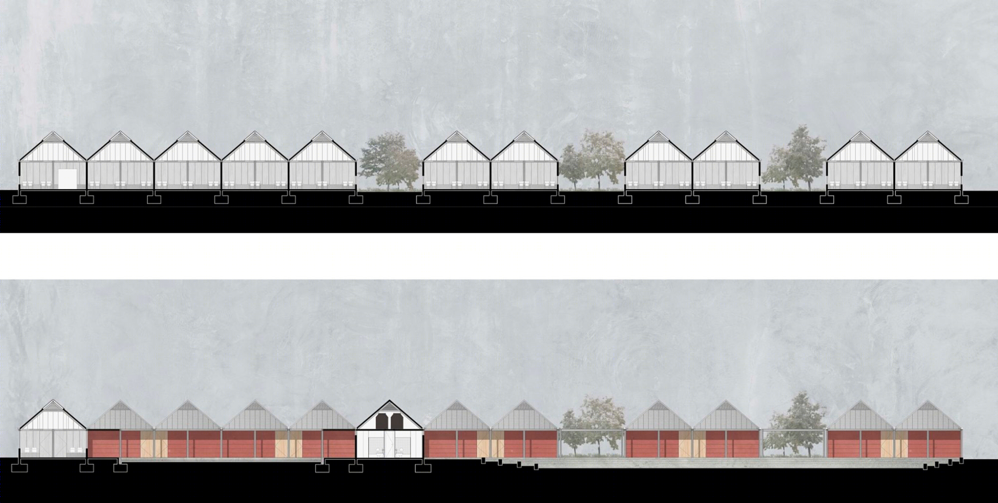 模块化设计助力灾后重建,温暖明亮乡村小学-33