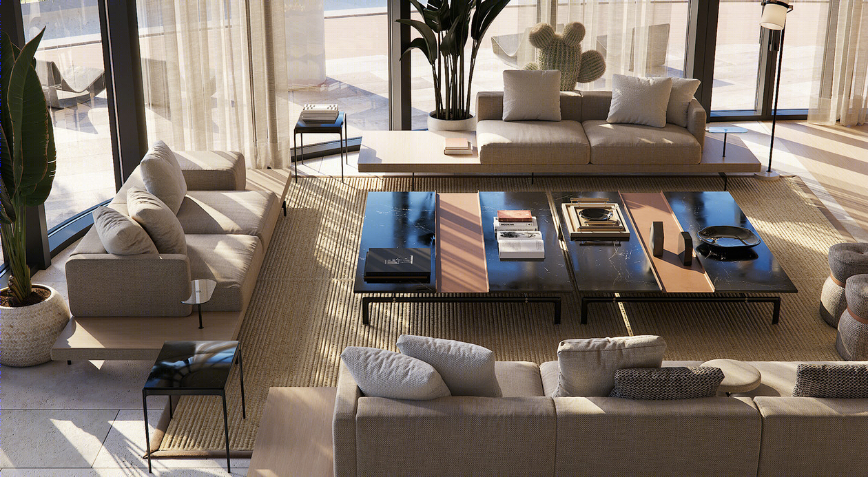 金碧大厦高端住宅设计案例-0