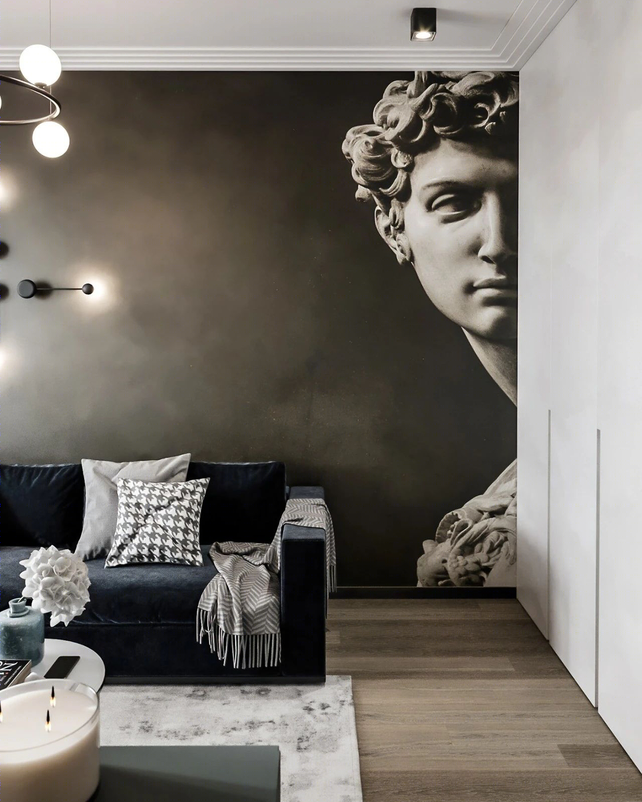 Igor Glushan 打造 104㎡轻奢美宅，温暖原木色调营造惬意空间-41