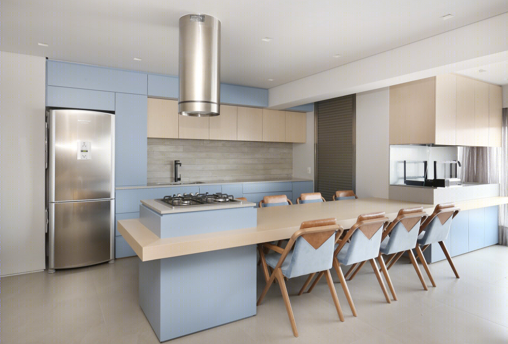 巴西工业风公寓设计 | 灰色调混凝土空间-17