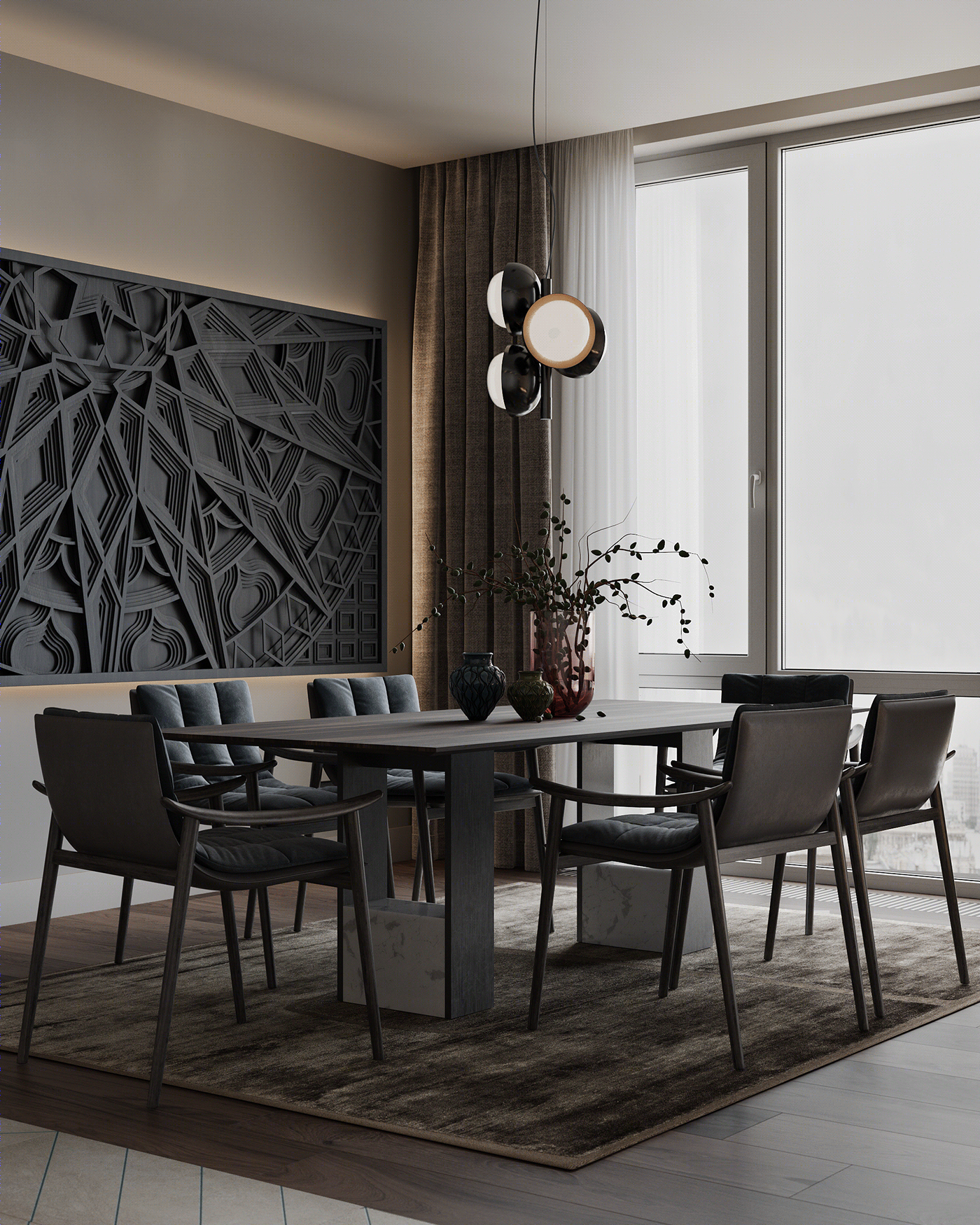 高级灰演绎极致优雅丨乌克兰基辅丨ArtPartner Architects-9