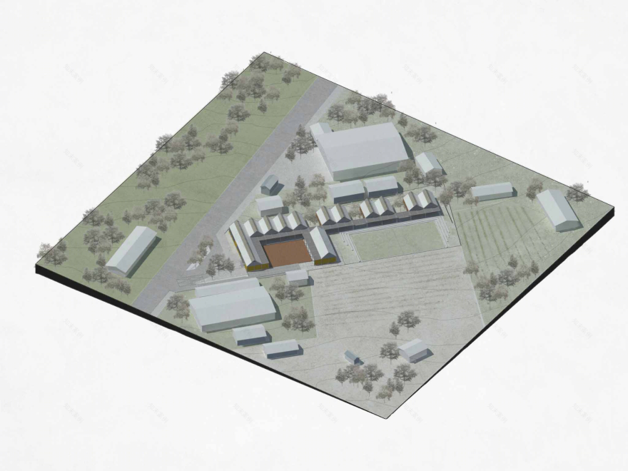 模块化设计助力灾后重建,温暖明亮乡村小学-34