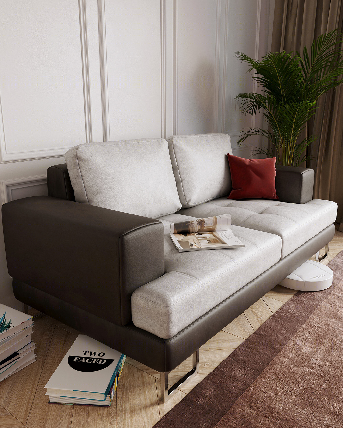 2021 年 Dionis Olinevych 公寓沙发模型与可视化设计-12