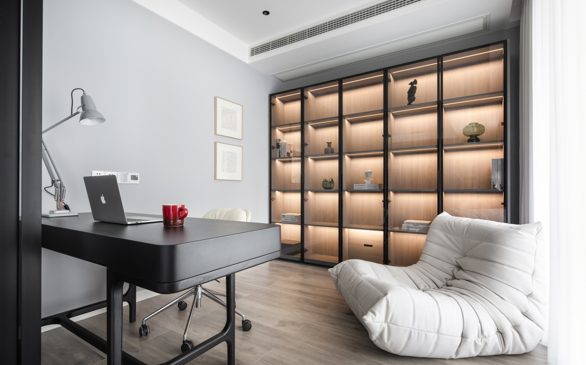 126 平现代风理想家，精挑细选的装饰品打造舒适空间-14