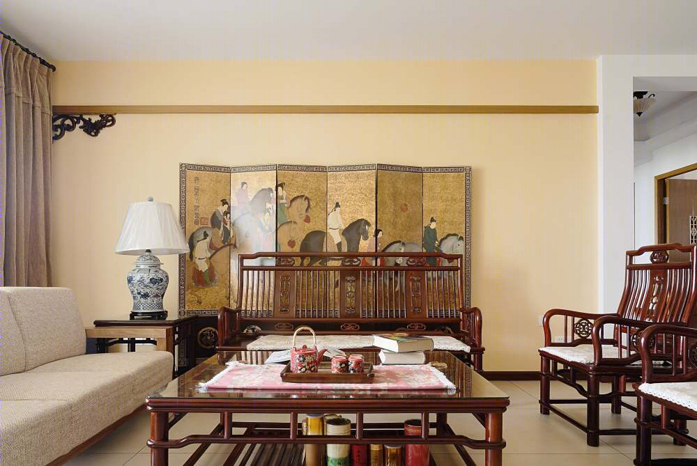 福州美伦浩洋丽都新中式风格设计-10