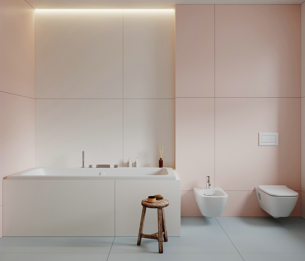 210㎡空间设计 感受柔和色调带来的宁静美感！-30