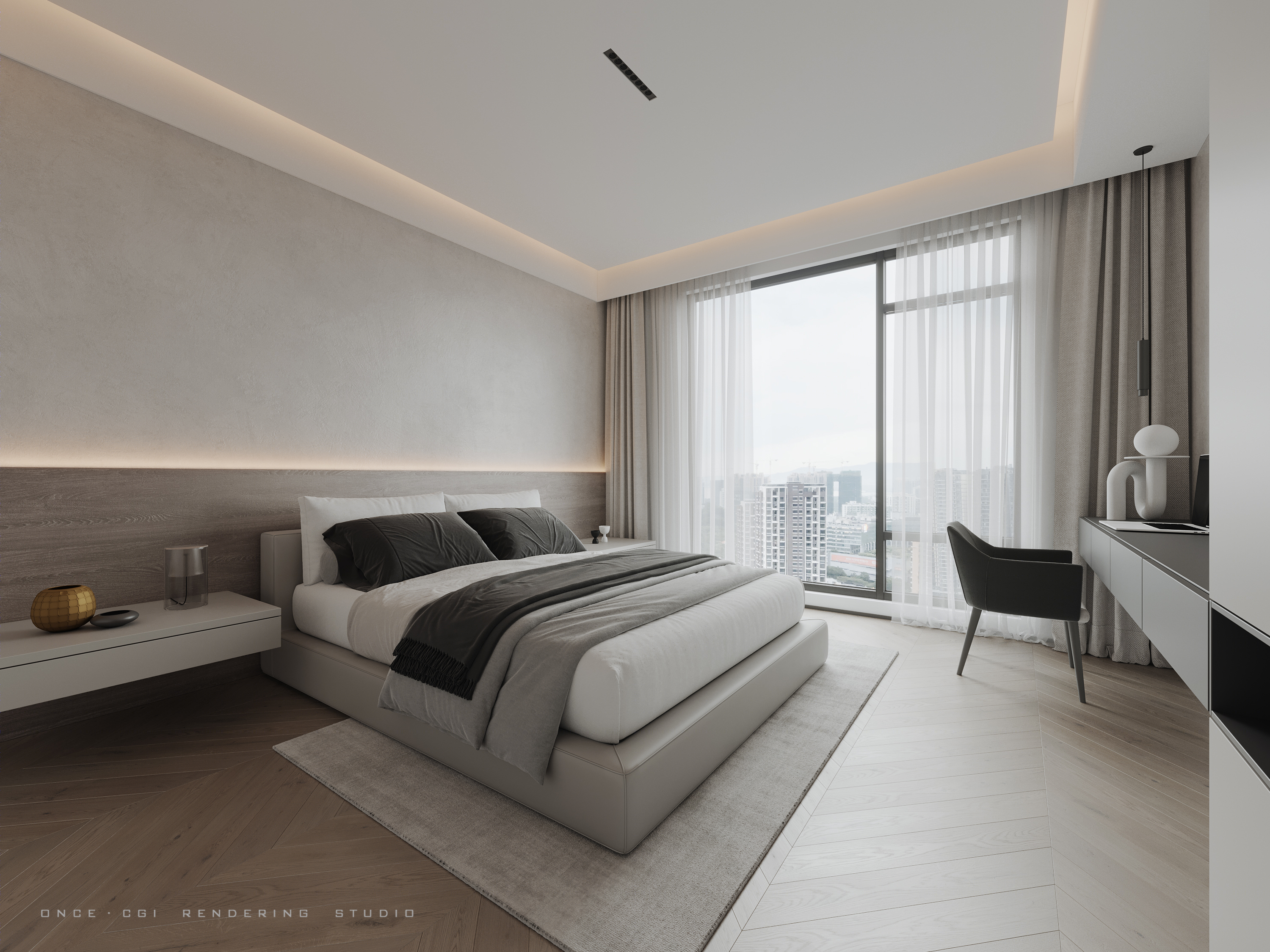 现代平层设计丨ONCE·CGI·RENDERING·STUDIO-19