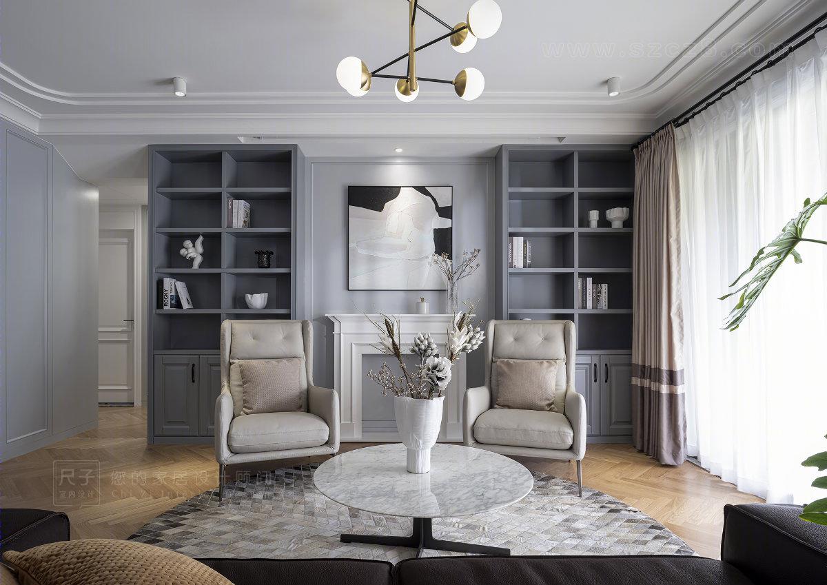 雾蓝之都|摆脱电视中心化布局，打造家庭社交新空间-4