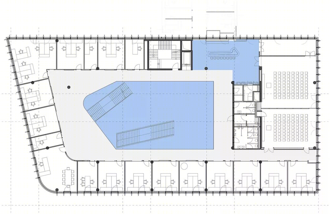 奥地利 SML 公司总部大楼——极简主义的中庭空间-64