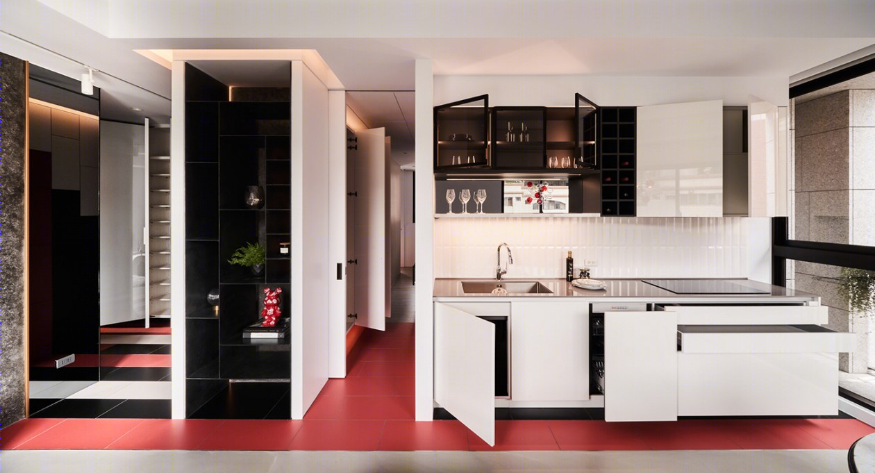 热情奔放的义式风情小豪宅丨二三设计 23Design-12