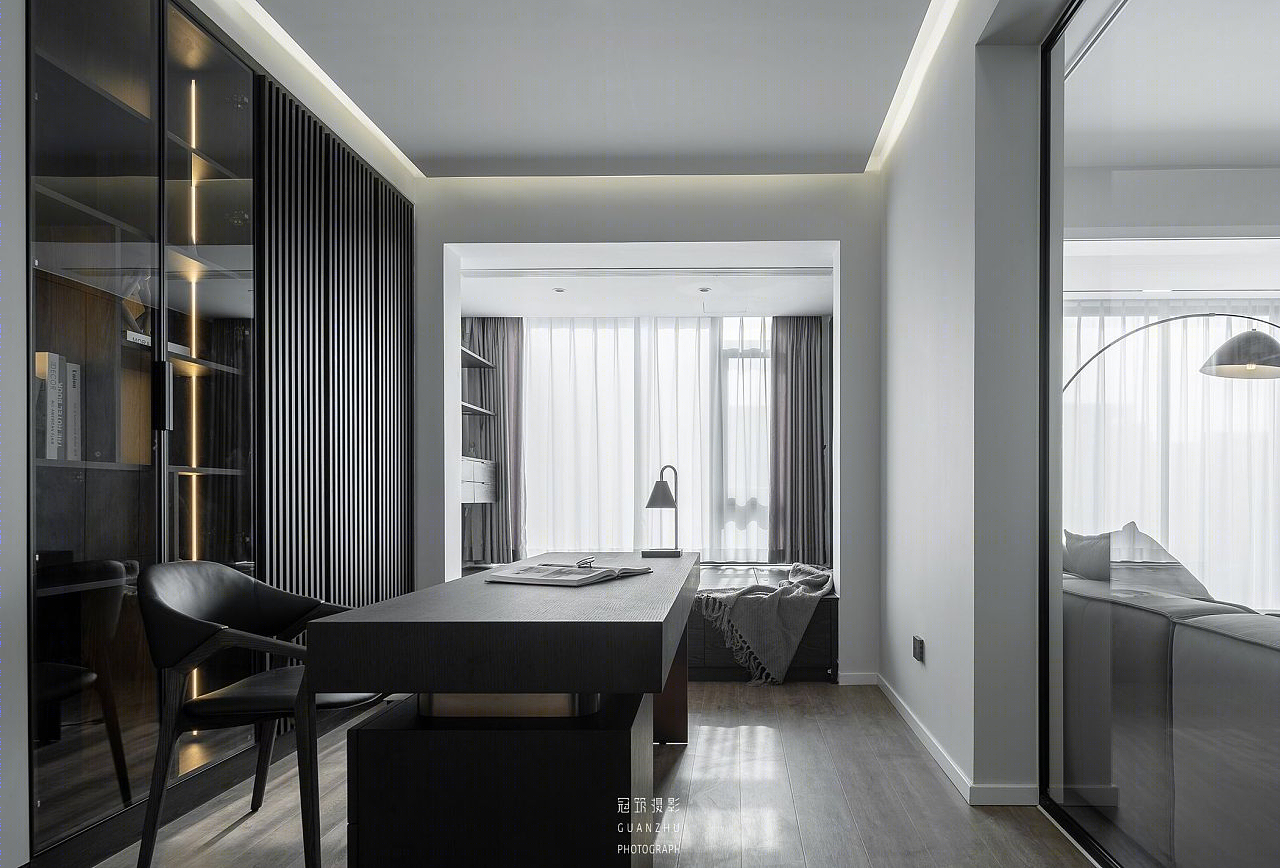 冠筑空间摄影 | 简约黑白灰私宅拍摄-7