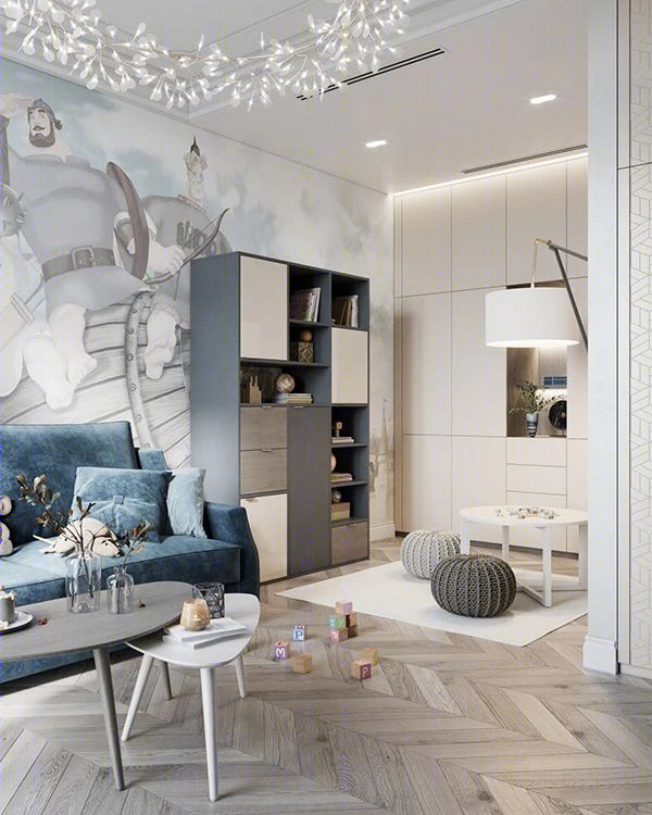 圣彼得堡现代雅居 | Seldin 打造温馨生活空间-38