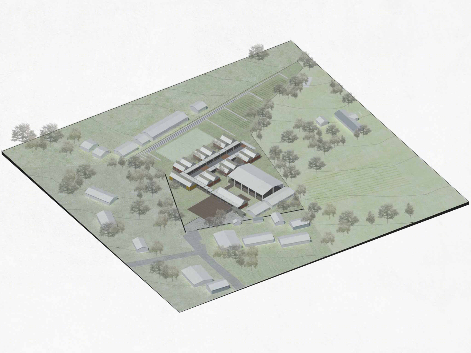 模块化设计助力灾后重建,温暖明亮乡村小学-39