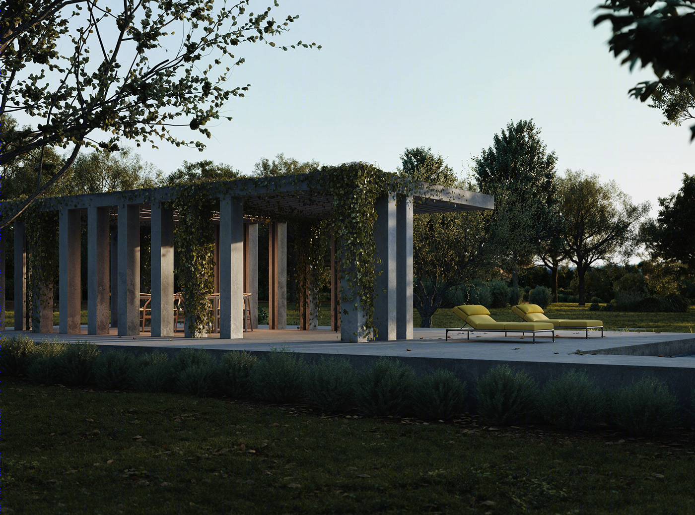 Concrete Pergola-6