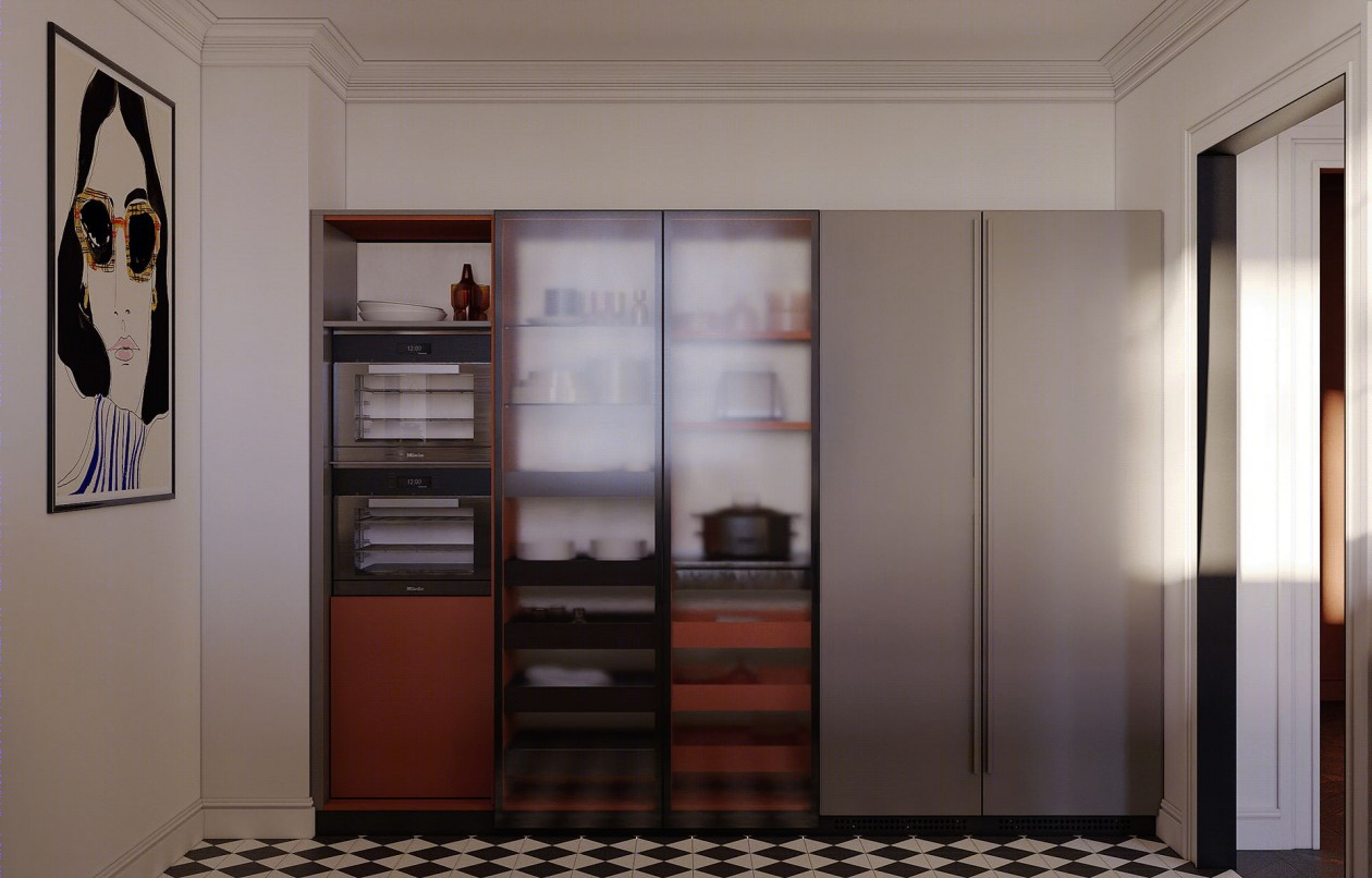 120㎡乌克兰基辅多彩空间设计-19