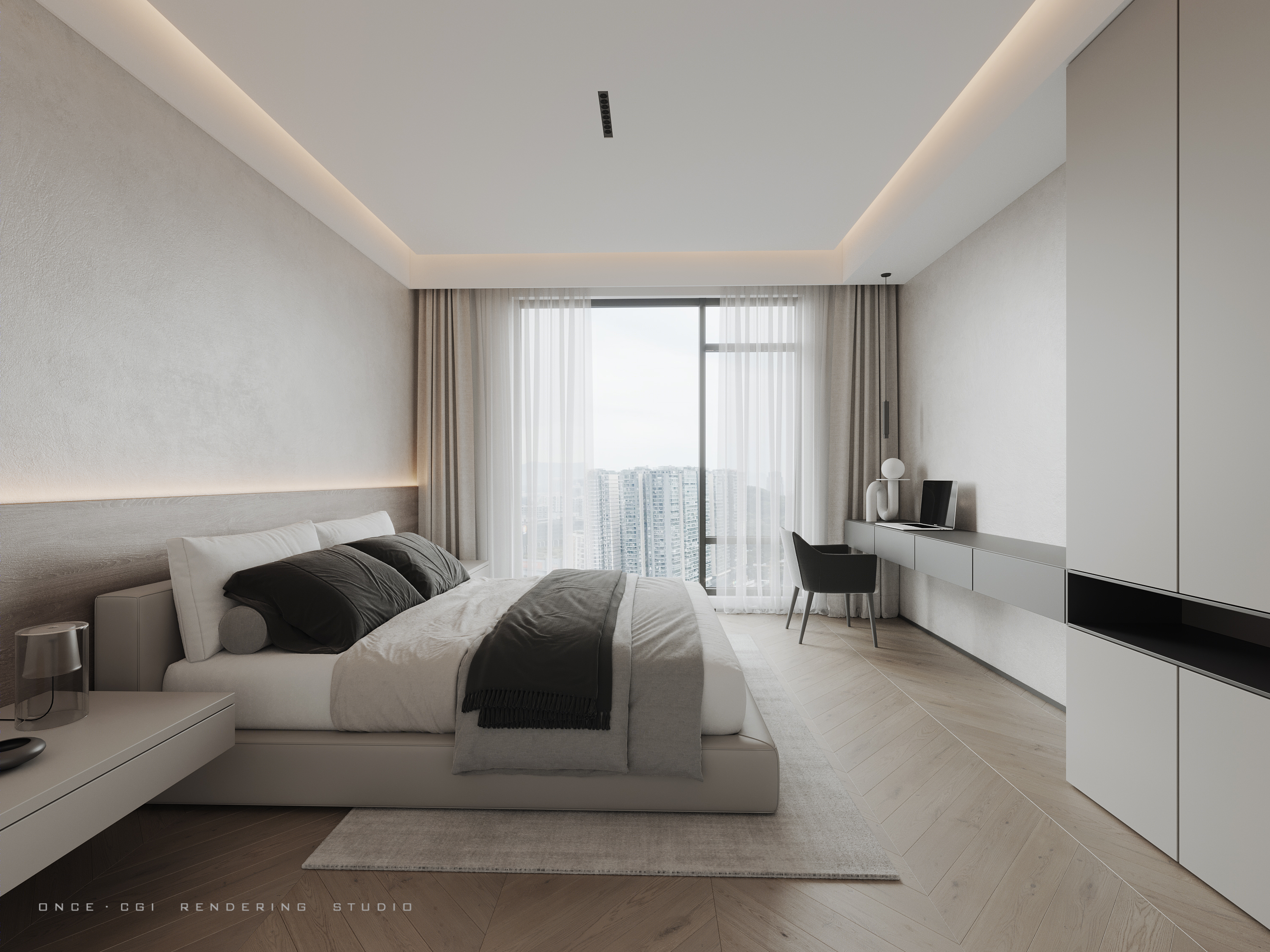 现代平层设计丨ONCE·CGI·RENDERING·STUDIO-20