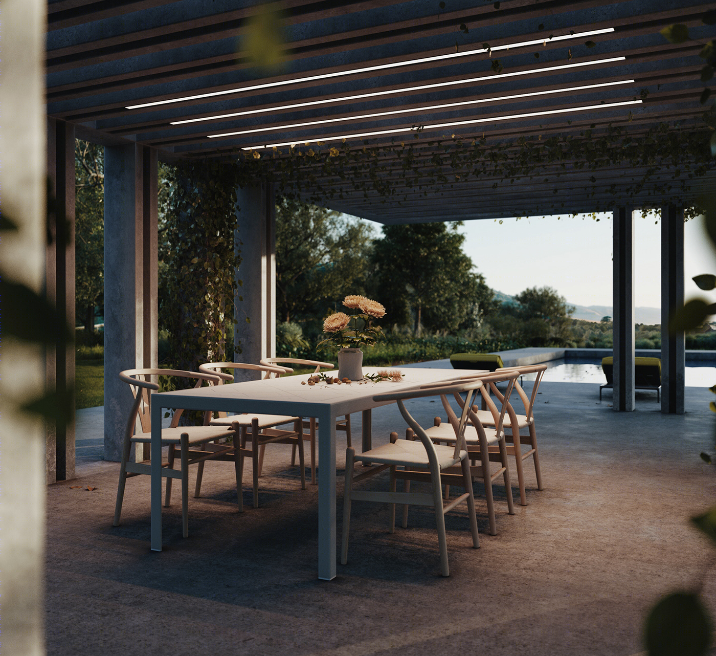 Concrete Pergola-7