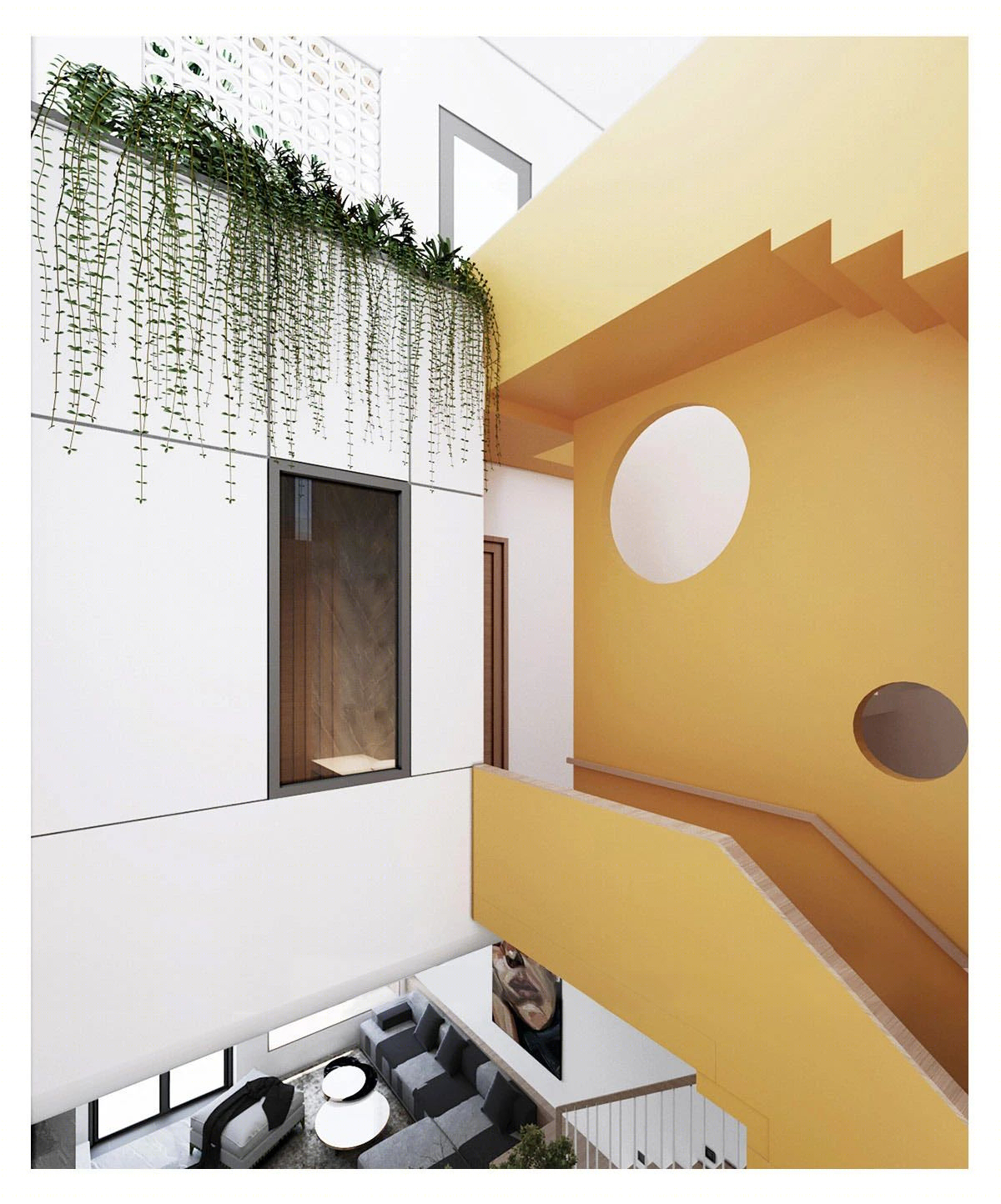 梦幻家园 | 越南 Ti Concept 设计团队室内绿意空间-15