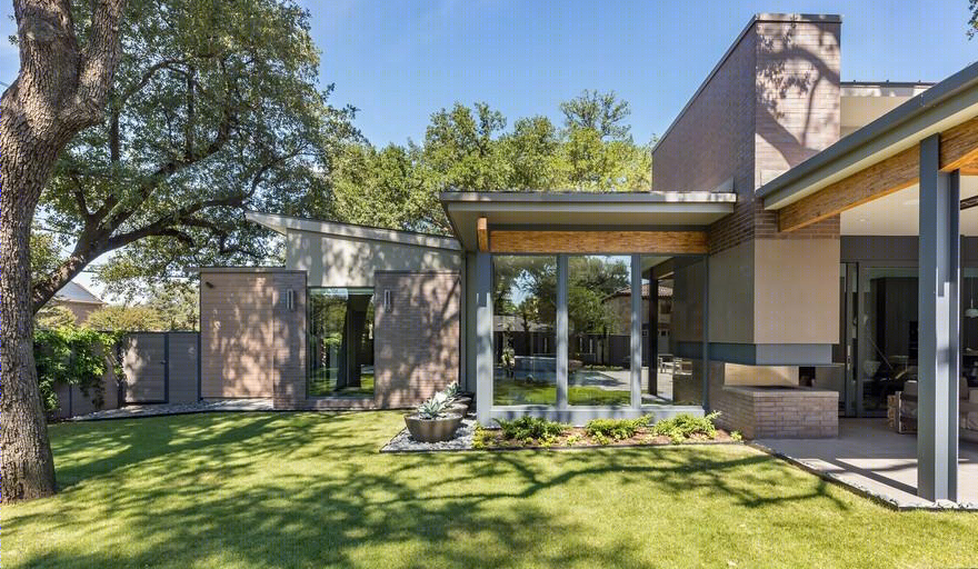 德州达拉斯“Waitka”住宅 | 保护树木融入空间的优雅设计-28