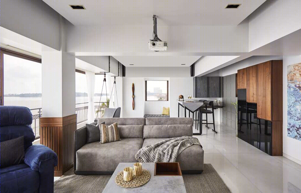 孟买海滩公寓 · 极简单身汉空间丨印度丨AVVO Architects-2