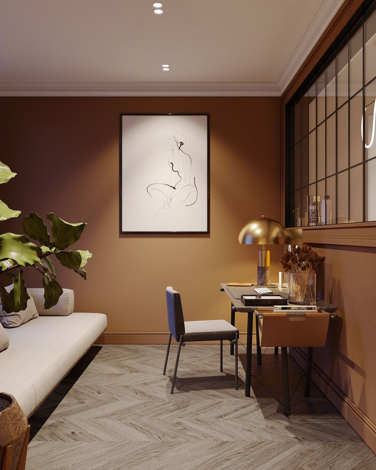 120㎡乌克兰基辅多彩空间设计-22