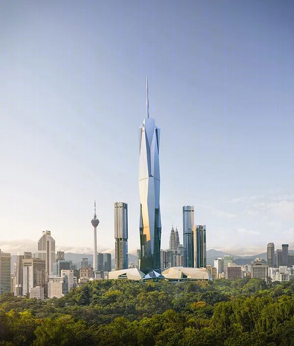 马来西亚新地标 · 644 米高的 Merdeka 118 塔丨马来西亚吉隆坡丨Fender Katsalidis 建筑事务所-0