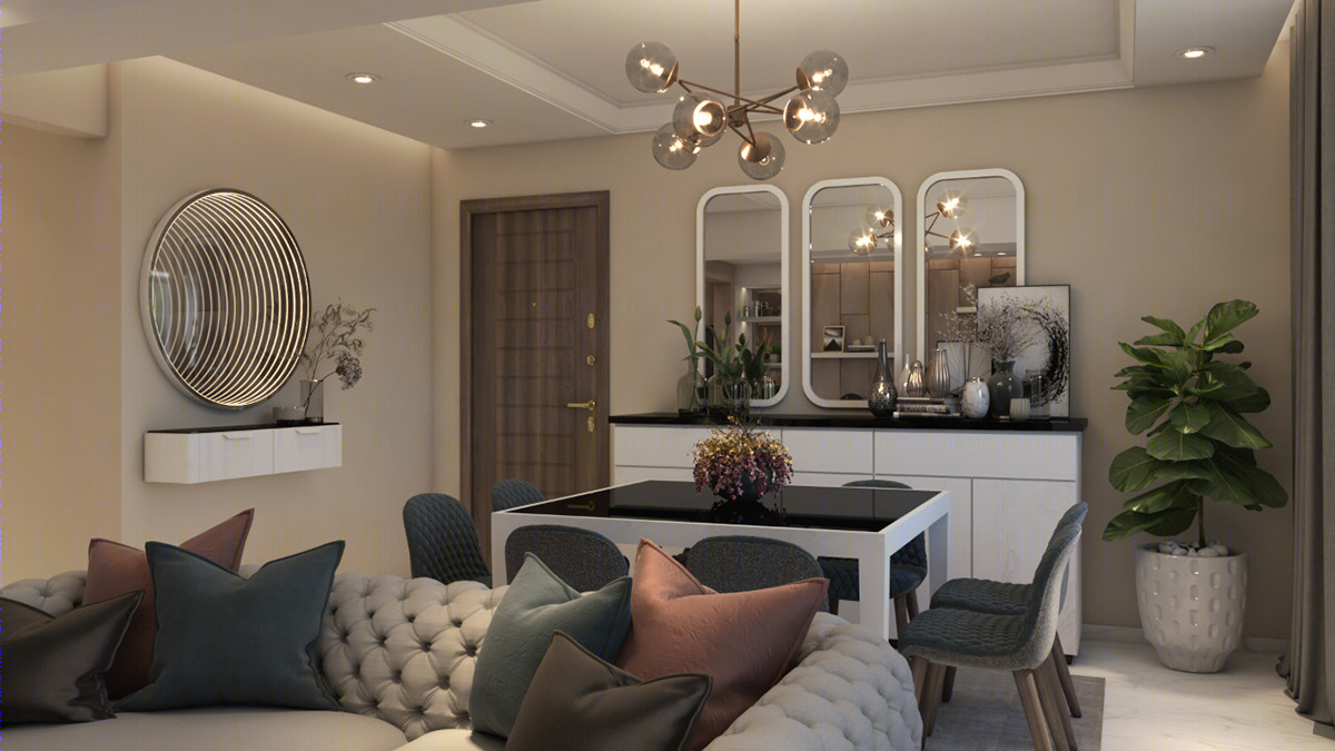 Anastasiya Gushchina丨公寓丨Small apartment (Egypt, Shorok)-1