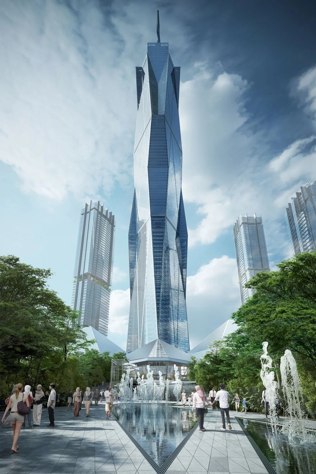 马来西亚新地标 · 644 米高的 Merdeka 118 塔丨马来西亚吉隆坡丨Fender Katsalidis 建筑事务所-7