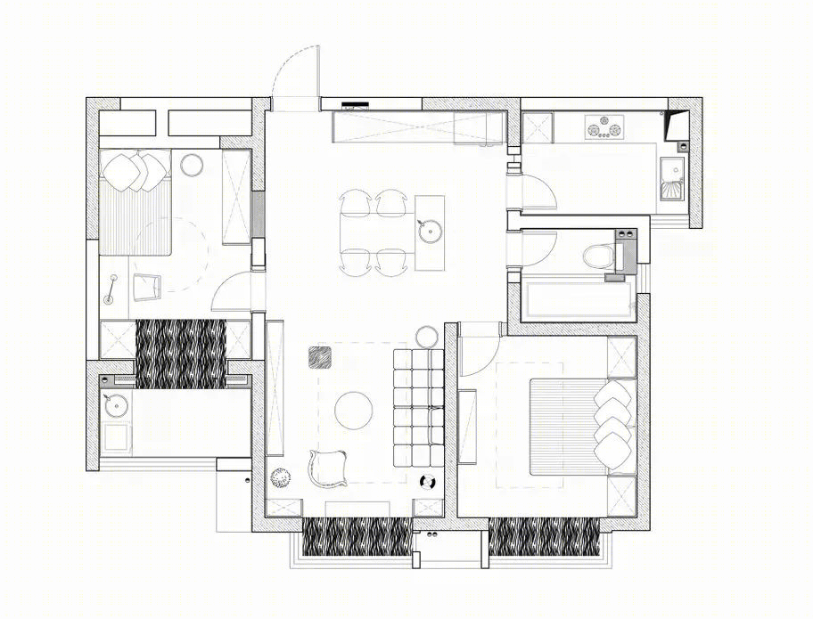 极简原木,构建多样空间表情丨孚禾共态空间建筑设计-74