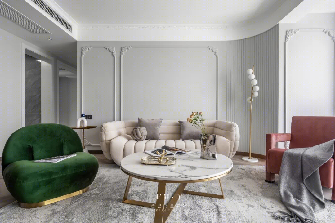 轻奢法式浪漫家居,打造三世同堂的品质生活丨中国合肥丨合肥飞墨设计-34