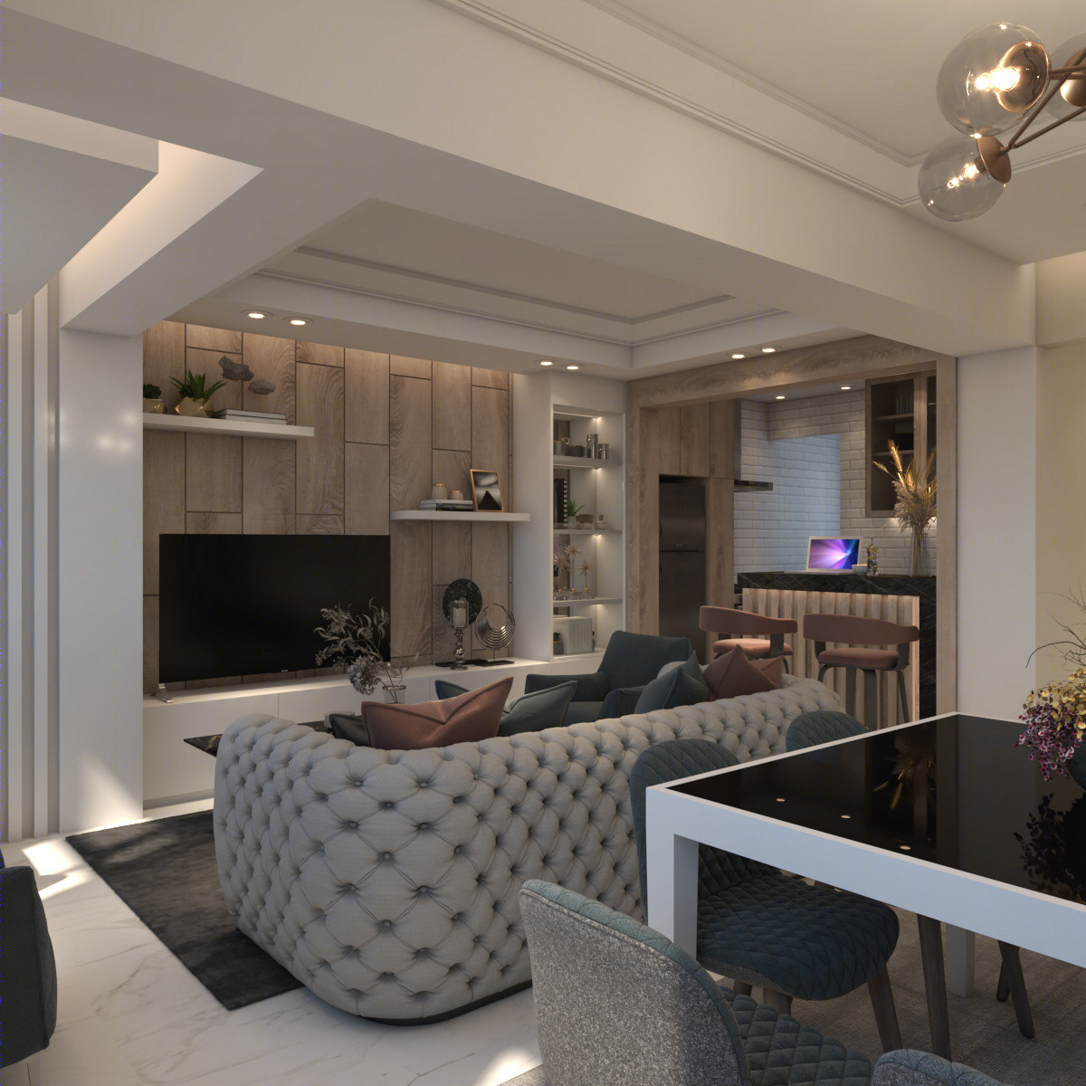 Anastasiya Gushchina丨公寓丨Small apartment (Egypt, Shorok)-5
