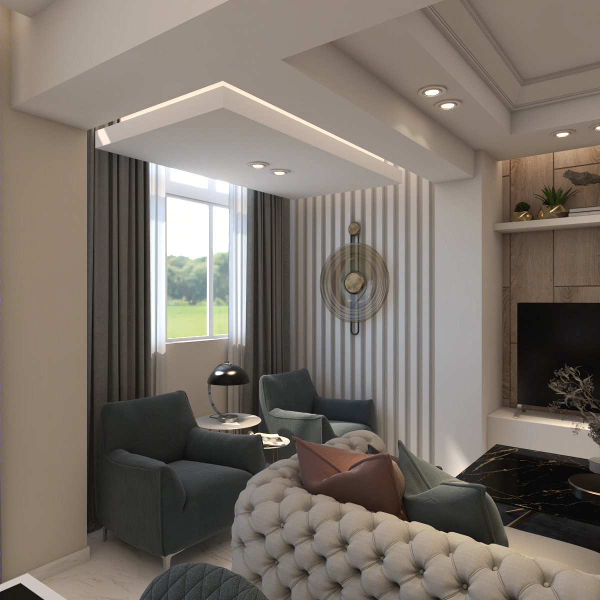 Anastasiya Gushchina丨公寓丨Small apartment (Egypt, Shorok)-6