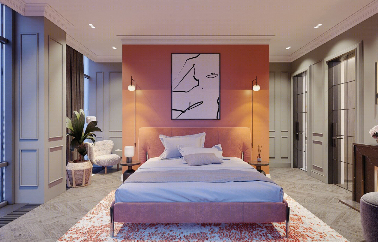 120㎡乌克兰基辅多彩空间设计-27