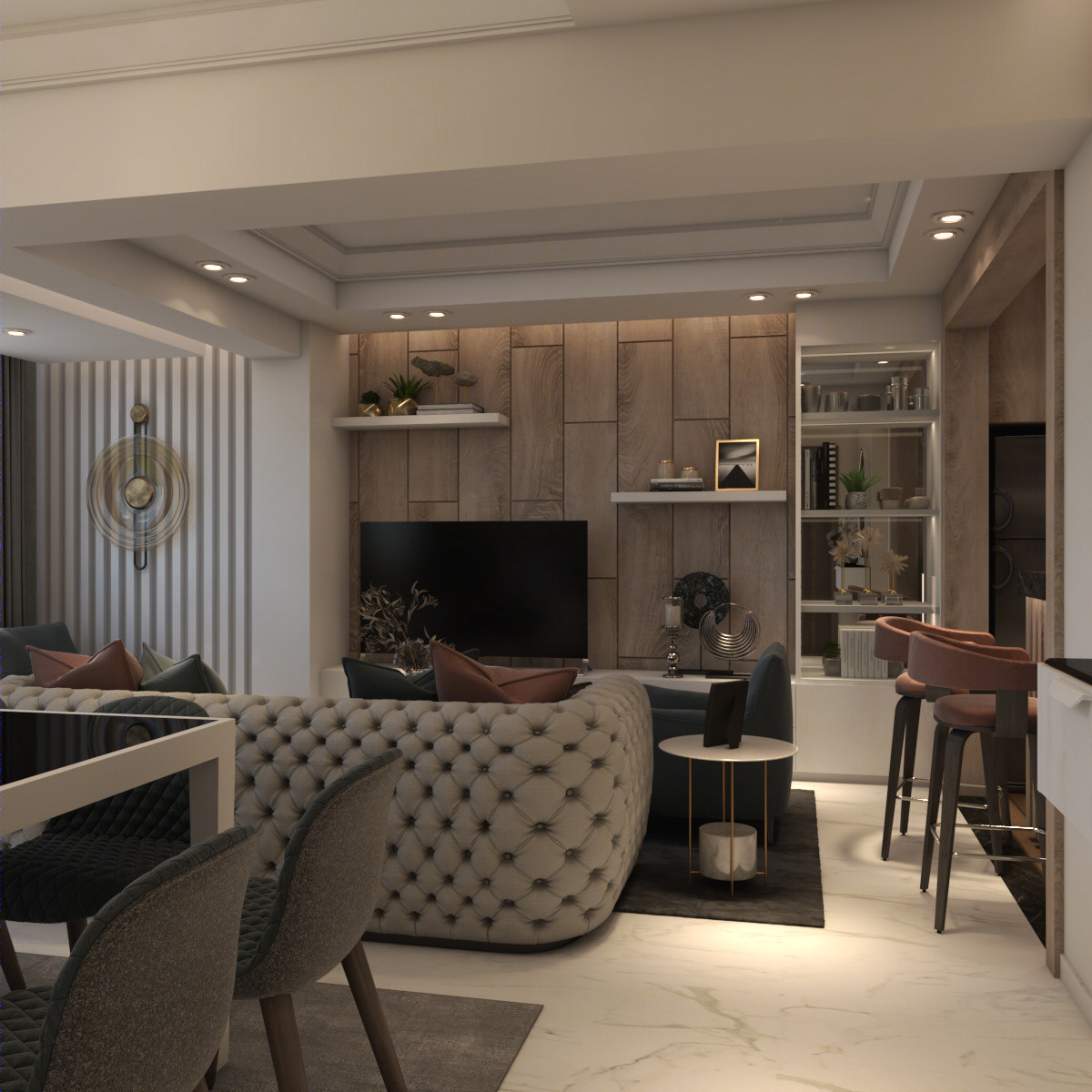 Anastasiya Gushchina丨公寓丨Small apartment (Egypt, Shorok)-8
