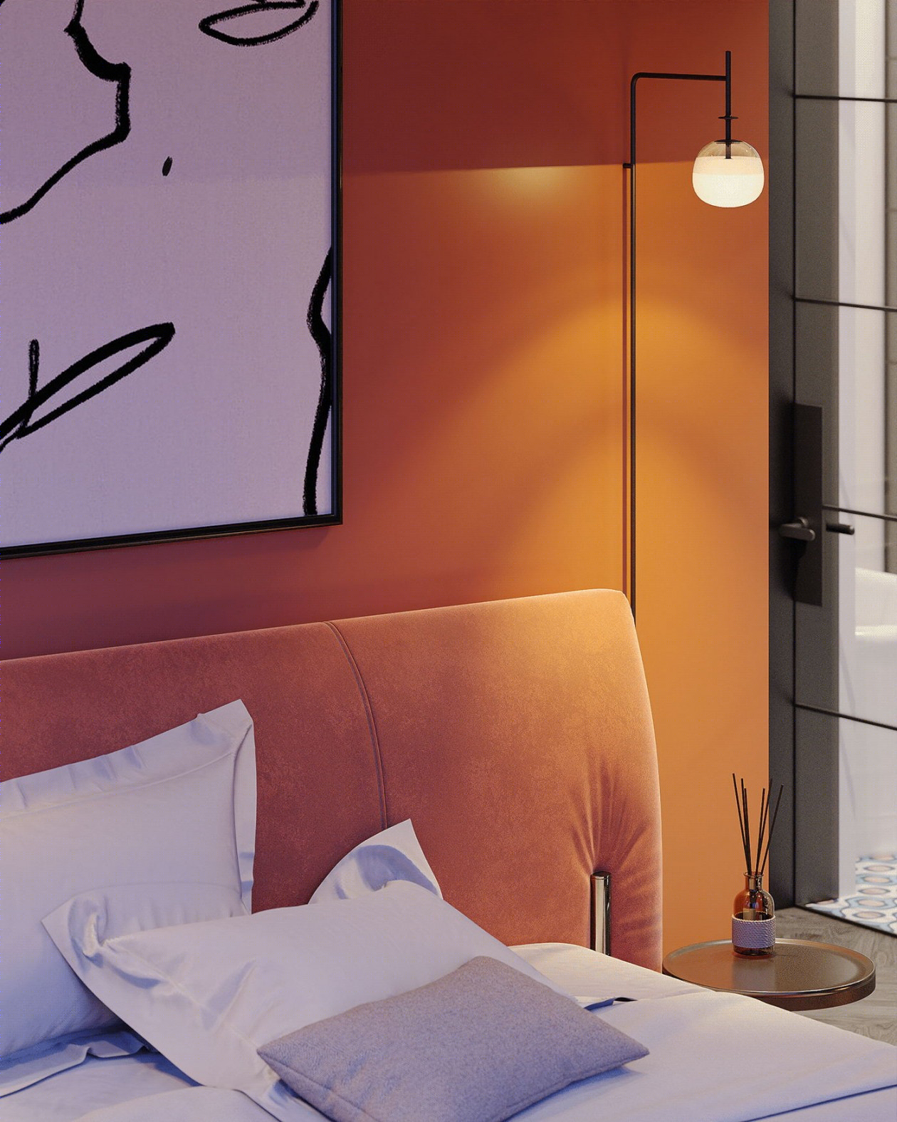 120㎡乌克兰基辅多彩空间设计-29