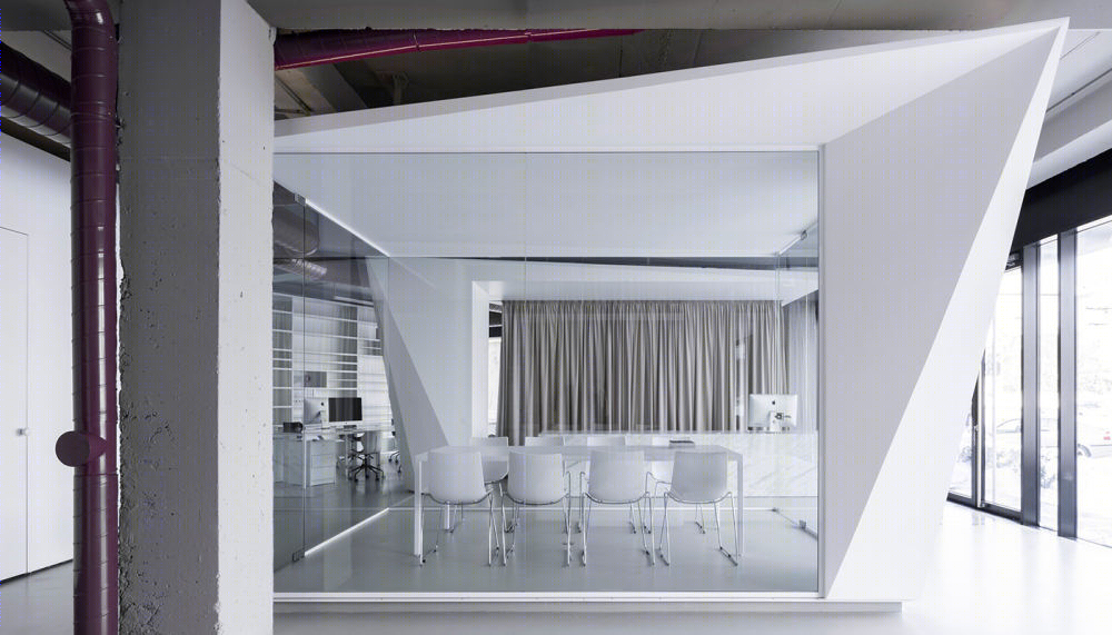 创意交流公司办公室设计丨linear architects-7