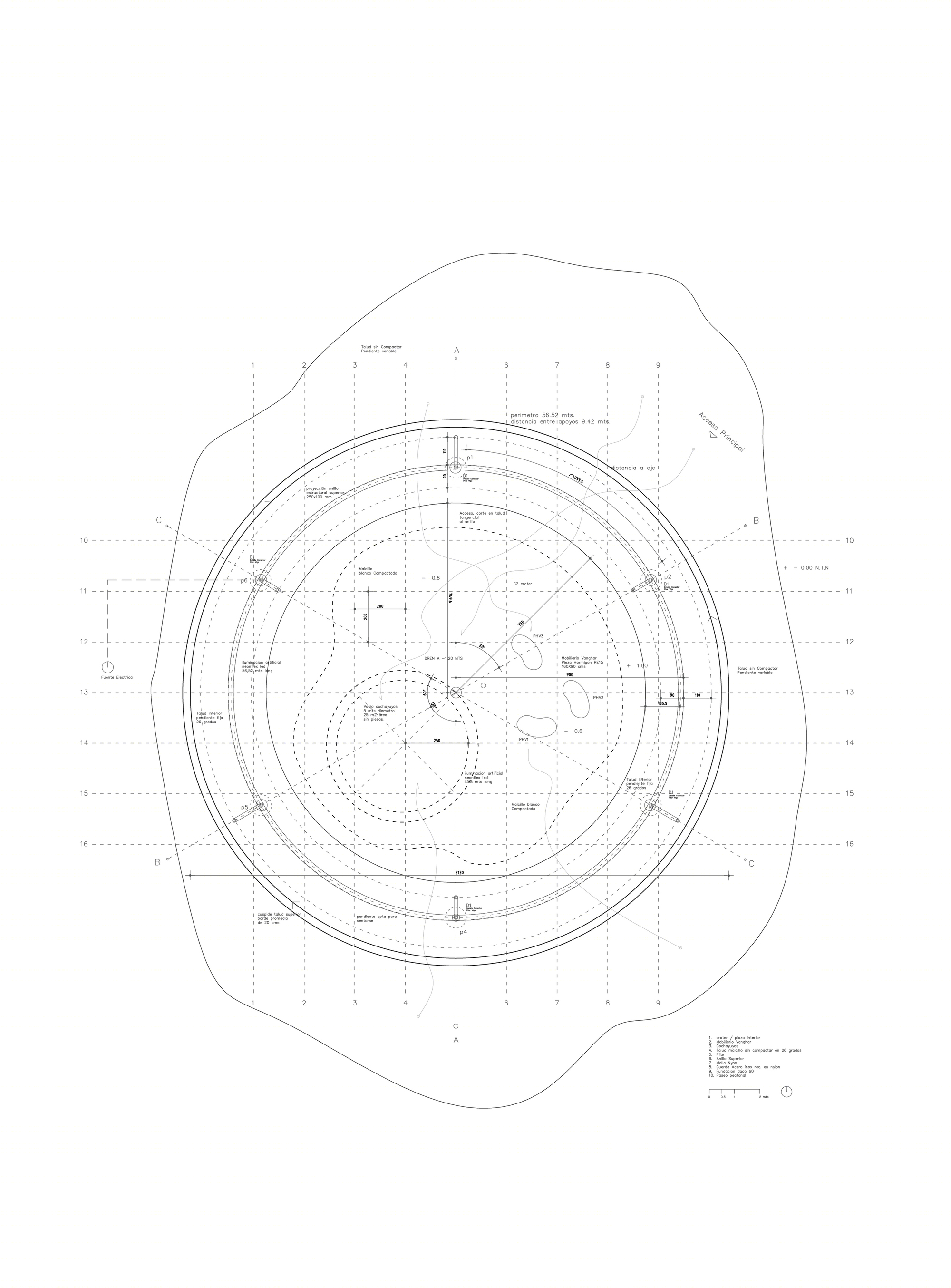 智利公园中的“发光海藻”临时装置-2