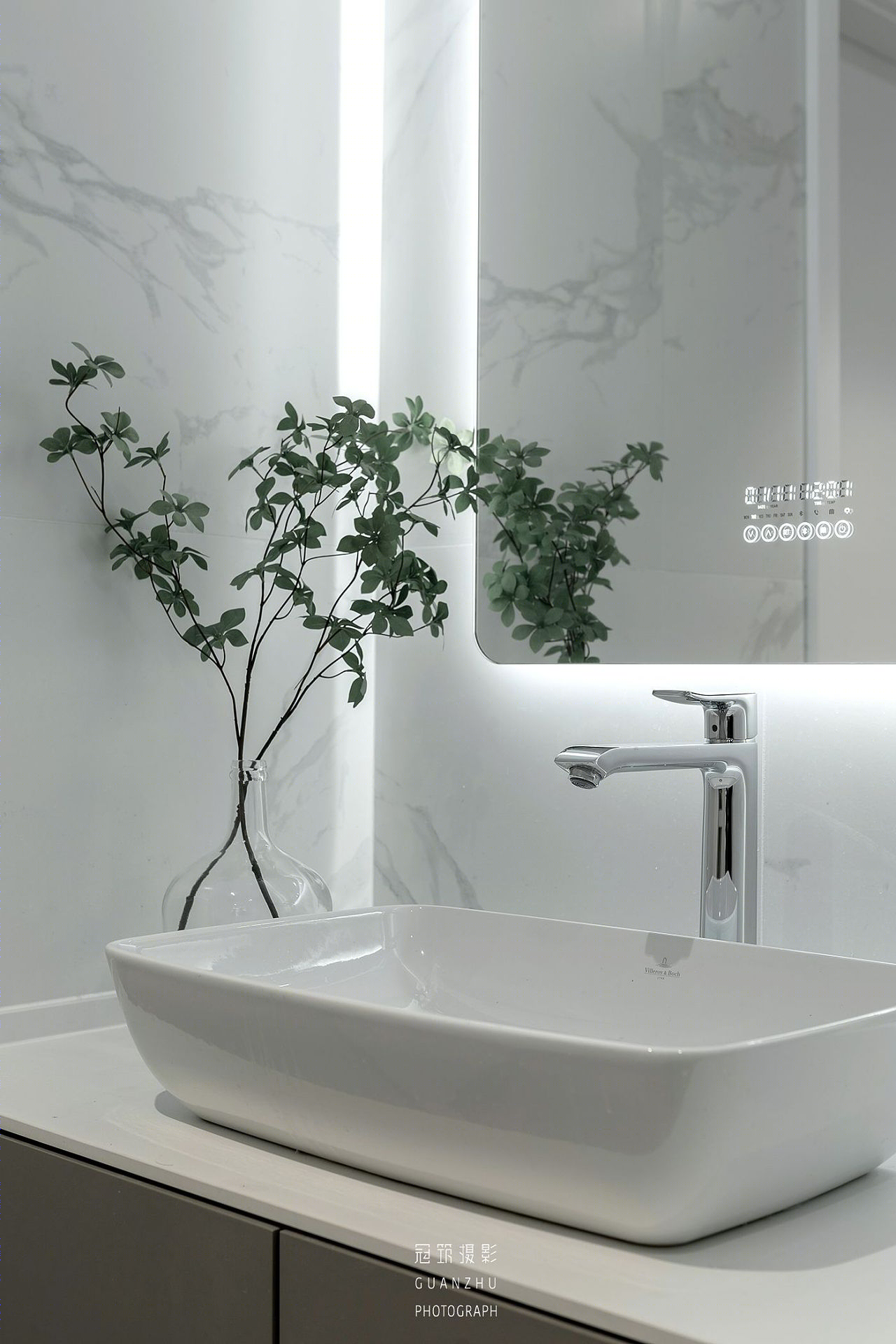 冠筑空间摄影 | 简约黑白灰私宅拍摄-13