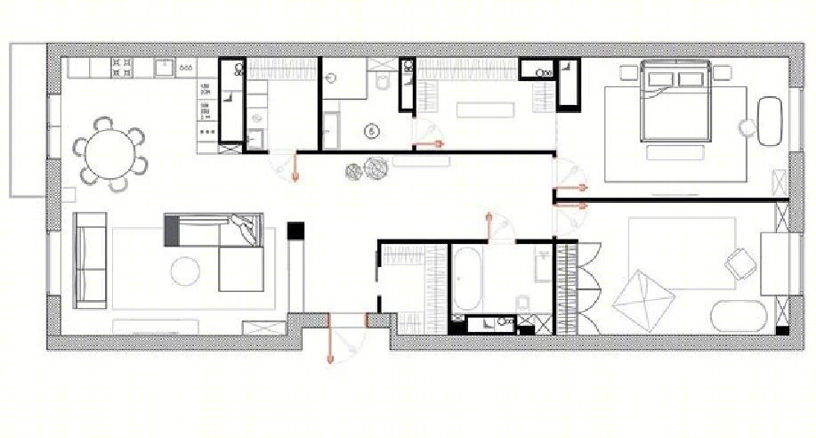 Quadro Room 打造优雅轻奢公寓，经典与惊艳完美融合-70